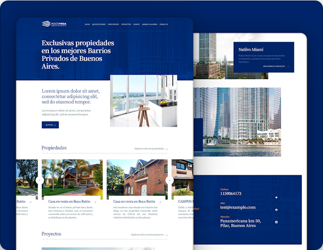 diseño web para empresa inmobiliaria